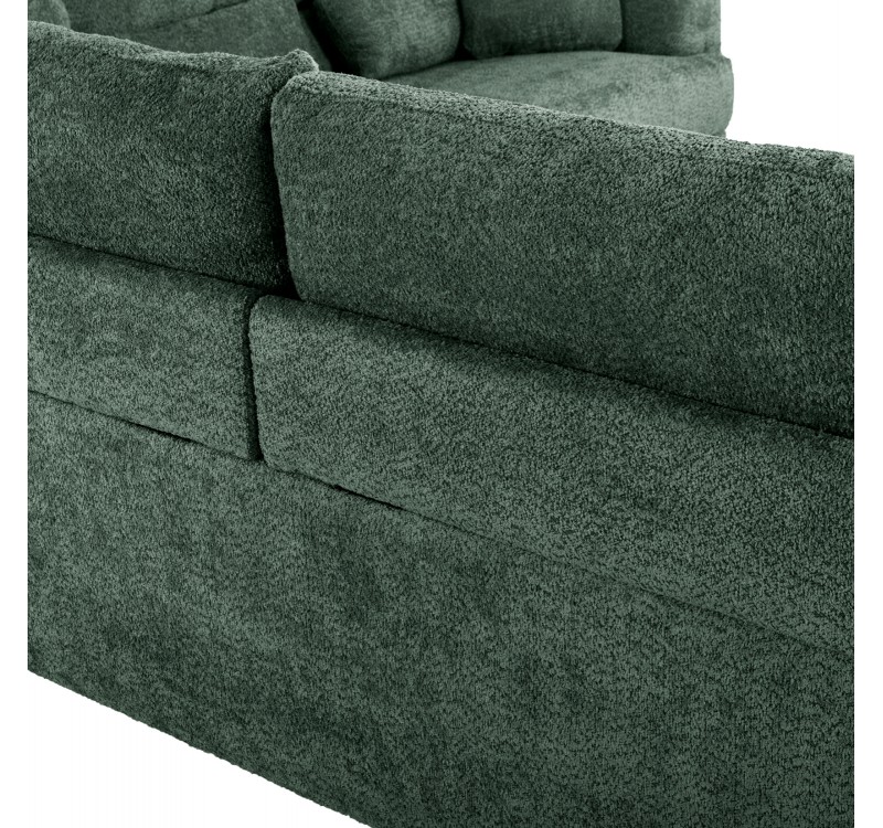 ΚΑΝΑΠΕΣ ΓΩΝΙΑ SYMMET HM3269.05 ΠΡΑΣΙΝΟ ΥΦΑΣΜΑ-ΑΝΘΡΑΚΙ ΠΟΔΙΑ 314x314x90-102Yεκ.