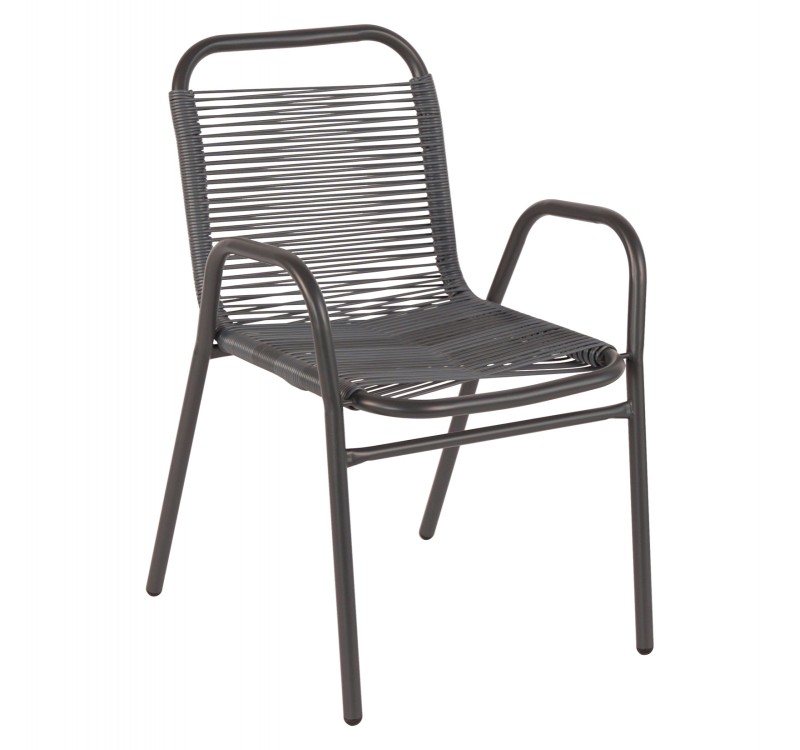 ΠΟΛΥΘΡΟΝΑ ΕΞ.ΧΩΡΟΥ AVRIL HM5968.01 ΜΕΤΑΛΛΟ ΚΑΙ ΣΥΝΘ.RATTAN ΣΕ ΓΚΡΙ 54,5x56x78Υεκ.