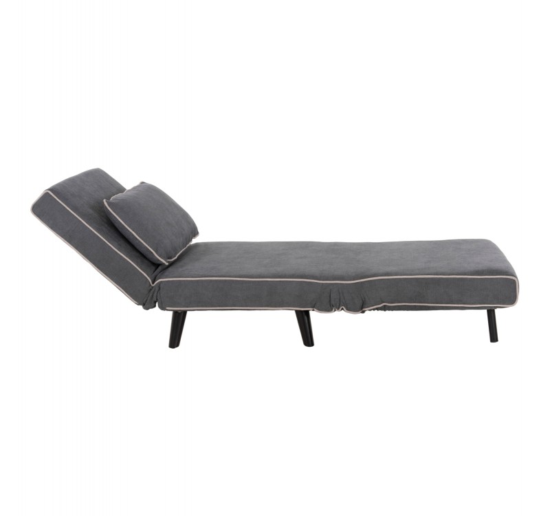 ΠΟΛΥΘΡΟΝΑ ΚΡΕΒΑΤΙ BRAXTON HM8425.10 ΣΚΟΥΡΟ ΓΚΡΙ ΥΦΑΣΜΑ 78x88x78Υεκ.