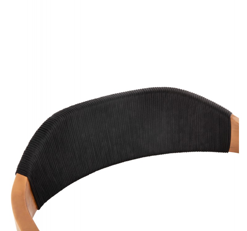 ΠΟΛΥΘΡΟΝΑ RIMINI HM9867.02 ΞΥΛΟ TEAK ΦΥΣΙΚΟ-ΜΑΥΡΟ ΣΧΟΙΝΙ & PU ΚΑΘΙΣΜΑ 60x61x76Υεκ.