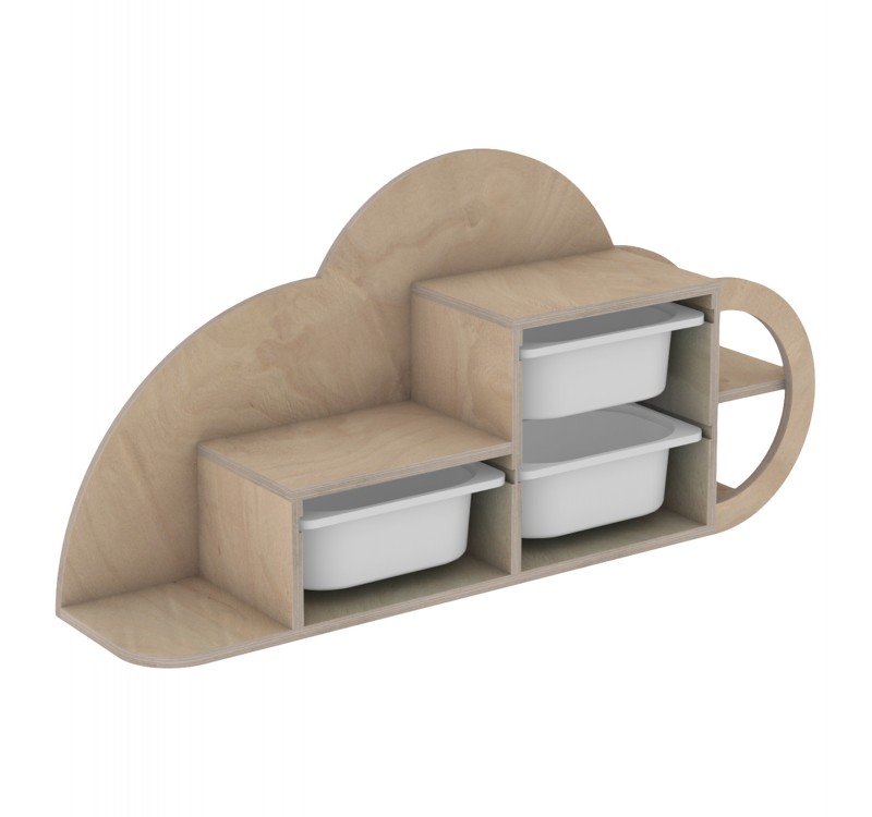 ΣΥΡΤΑΡΙΕΡΑ ΤΟΙΧΟΥ SANI HM18227.03 ΞΥΛΟ ΣΗΜΥΔΑΣ-ΛΕΥΚΑ P.E. ΣΥΡΤΑΡΙΑ 98x22,5x48,5Υεκ.