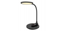 ΦΩΤΙΣΤΙΚΟ ΓΡΑΦΕΙΟΥ LED BLAIN HM4459.02 ΜΑΥΡΟ ABS & ΣΙΛΙΚΟΝΗ 17x26,6x34,5Υ εκ.