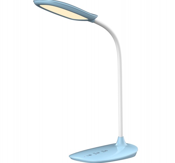 ΦΩΤΙΣΤΙΚΟ ΓΡΑΦΕΙΟΥ LED BLAIN HM4444.03 ΓΑΛΑΖΙΟ-ΛΕΥΚΟ ABS 13,6x17,7x40Υ εκ.