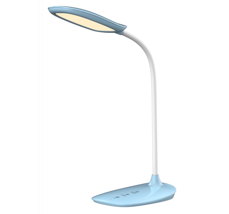 ΦΩΤΙΣΤΙΚΟ ΓΡΑΦΕΙΟΥ LED BLAIN HM4444.03 ΓΑΛΑΖΙΟ-ΛΕΥΚΟ ABS 13,6x17,7x40Υ εκ.