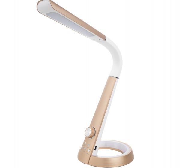 ΦΩΤΙΣΤΙΚΟ ΓΡΑΦΕΙΟΥ LED BLAIN PRO HM4451.09 ΧΡΥΣΟ-ΛΕΥΚΟ ΧΡΩΜΑ 34,3x18,3x42,5Υεκ.