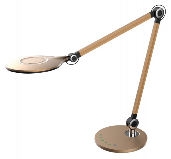 ΦΩΤΙΣΤΙΚΟ ΓΡΑΦΕΙΟΥ LED BLAIN PRO HM4452.09 ΧΡΥΣΟ ΧΡΩΜΑ ABS 55,7x49,7Υεκ.