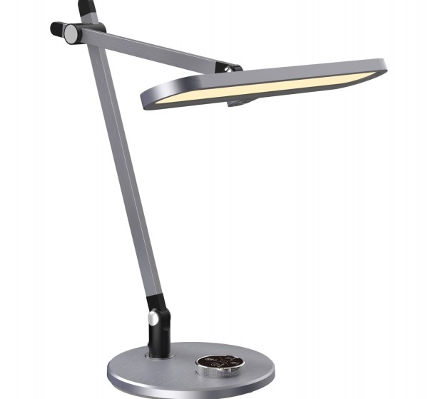 ΦΩΤΙΣΤΙΚΟ ΓΡΑΦΕΙΟΥ LED BLAIN PRO HM4446.07 ΓΚΡΙ ΒΑΣΗ ABS-ΓΚΡΙ ΑΛΟΥΜΙΝΙΟ 57,5x53Υεκ.