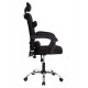 ΚΑΡΕΚΛΑ ΓΡΑΦΕΙΟΥ CRONER HM1196.01 ΜΑΥΡΟ MESH-ΜΕΤΑΛ.ΒΑΣΗ 58x99x120Υεκ.