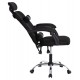 ΚΑΡΕΚΛΑ ΓΡΑΦΕΙΟΥ CRONER HM1196.01 ΜΑΥΡΟ MESH-ΜΕΤΑΛ.ΒΑΣΗ 58x99x120Υεκ.