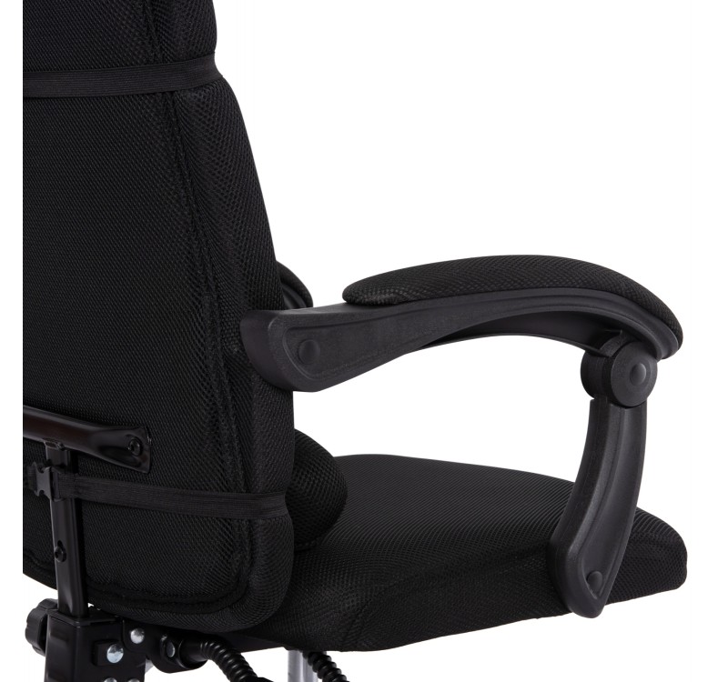ΚΑΡΕΚΛΑ ΓΡΑΦΕΙΟΥ CRONER HM1196.01 ΜΑΥΡΟ MESH-ΜΕΤΑΛ.ΒΑΣΗ 58x99x120Υεκ.