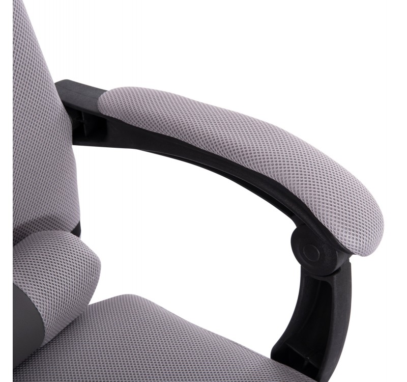 ΚΑΡΕΚΛΑ ΓΡΑΦΕΙΟΥ CRONER HM1196.02 ΓΚΡΙ MESH-ΜΕΤΑΛ.ΒΑΣΗ 58x67x124Υεκ.