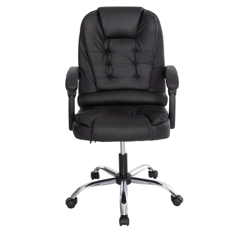 ΚΑΡΕΚΛΑ ΓΡΑΦΕΙΟΥ LAGOM HM1198 ΜΑΥΡO PVC-ΜΕΤΑΛ.ΒΑΣΗ-ΜΑΥΡΟΣ ΣΚΕΛΕΤΟΣ 60x70x104Υεκ