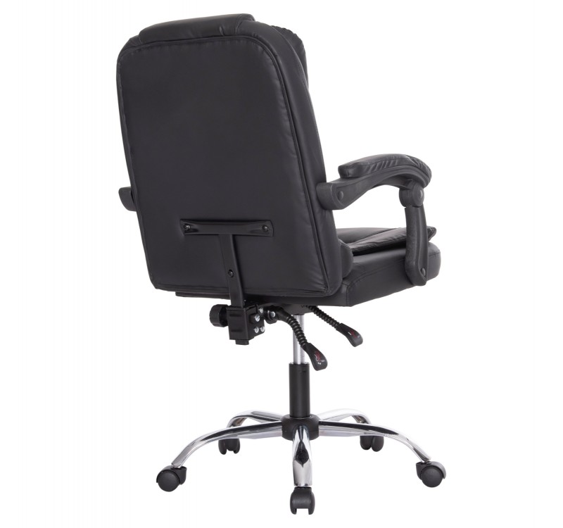 ΚΑΡΕΚΛΑ ΓΡΑΦΕΙΟΥ LAGOM HM1198 ΜΑΥΡO PVC-ΜΕΤΑΛ.ΒΑΣΗ-ΜΑΥΡΟΣ ΣΚΕΛΕΤΟΣ 60x70x104Υεκ