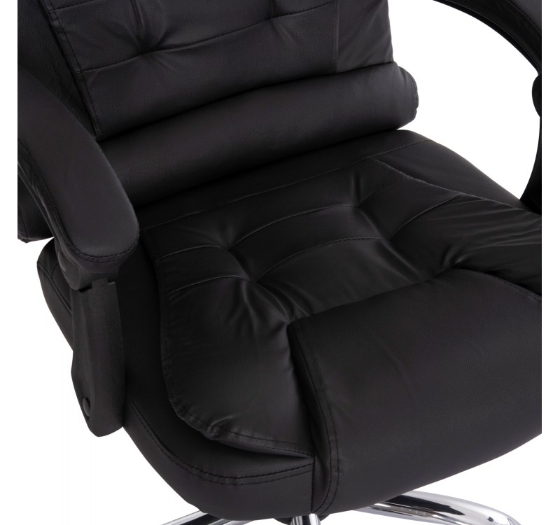 ΚΑΡΕΚΛΑ ΓΡΑΦΕΙΟΥ LAGOM HM1198 ΜΑΥΡO PVC-ΜΕΤΑΛ.ΒΑΣΗ-ΜΑΥΡΟΣ ΣΚΕΛΕΤΟΣ 60x70x104Υεκ