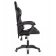 ΠΟΛΥΘΡΟΝΑ GAMING DARREN HM1203.04 ΜΑΥΡΟ-ΛΕΥΚΟ PVC 58.5x100x120Υεκ.