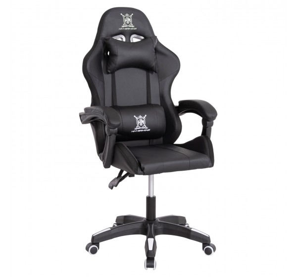 ΠΟΛΥΘΡΟΝΑ GAMING DARREN HM1203.04 ΜΑΥΡΟ-ΛΕΥΚΟ PVC 58.5x100x120Υεκ.