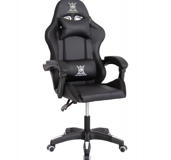 ΠΟΛΥΘΡΟΝΑ GAMING DARREN HM1203.04 ΜΑΥΡΟ-ΛΕΥΚΟ PVC 58.5x100x120Υεκ.