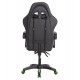 ΠΟΛΥΘΡΟΝΑ GAMING DARREN HM1203.03 ΜΑΥΡΟ-ΠΡΑΣΙΝΟ PVC 58.5x100x120Υεκ.