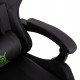 ΠΟΛΥΘΡΟΝΑ GAMING DARREN HM1203.03 ΜΑΥΡΟ-ΠΡΑΣΙΝΟ PVC 58.5x100x120Υεκ.