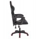 ΠΟΛΥΘΡΟΝΑ GAMING DARREN HM1203.01 ΜΑΥΡΟ-ΚΟΚΚΙΝΟ PVC 58.5x100x120Υεκ.