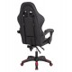 ΠΟΛΥΘΡΟΝΑ GAMING DARREN HM1203.01 ΜΑΥΡΟ-ΚΟΚΚΙΝΟ PVC 58.5x100x120Υεκ.