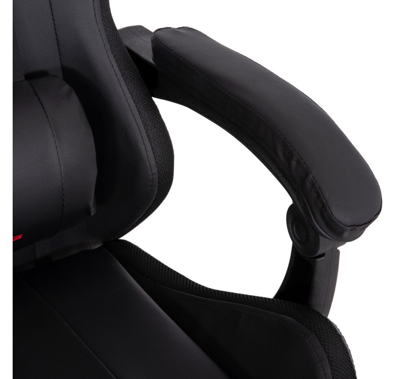 ΠΟΛΥΘΡΟΝΑ GAMING DARREN HM1203.01 ΜΑΥΡΟ-ΚΟΚΚΙΝΟ PVC 58.5x100x120Υεκ.