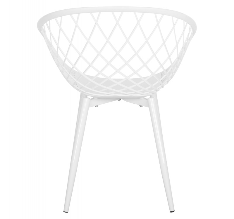 ΠΟΛΥΘΡΟΝΑ ΠΟΛΥΠΡΟΠΥΛΕΝΙΟΥ ARIADNE HM8001.31 ΛΕΥΚΗ ΜΕ ΛΕΥΚΑ ΜΕΤΑΛ.ΠΟΔΙΑ 62x54x81Υεκ.