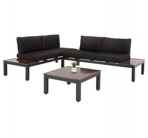 ΣΕΤ ΣΑΛΟΝΙ ΠΟΛΥΜΟΡΦΙΚΟ DEX 3TMX HM6090 ΑΛΟΥΜΙΝΙΟ ΣΕ ΑΝΘΡΑΚΙ & ΚΑΦΕ-ΜΑΥΡΑ ΜΑΞΙΛΑΡΙΑ