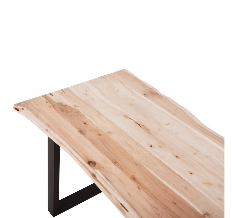 ΤΡΑΠΕΖΙ ΤΡΑΠΕΖΑΡΙΑΣ MONTANA SLIM HM8163.21 ΞΥΛΟ ΑΚΑΚΙΑΣ ΣΕ ΑΝΟΙΧΤΟ ΦΥΣΙΚΟ 140x80x77Υεκ