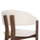 ΚΑΡΕΚΛΑ ZARRA HM9970.03 RUBBERWOOD ΣΕ ΚΑΡΥΔΙ-ΕΚΡΟΥ ΜΠΟΥΚΛΕ ΥΦΑΣΜΑ 55,5x59x81,5Υεκ
