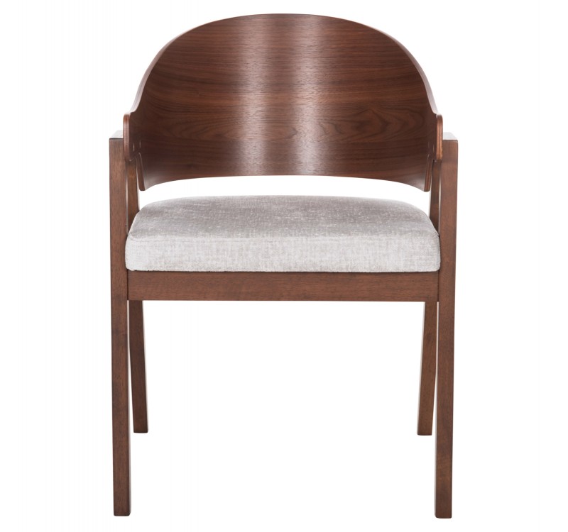 ΚΑΡΕΚΛΑ NERO HM9972 RUBBERWOOD ΣΕ ΚΑΡΥΔΙ-ΓΚΡΙ ΥΦΑΣΜΑ ΚΑΘΙΣΜΑ 56x56x78Yεκ.