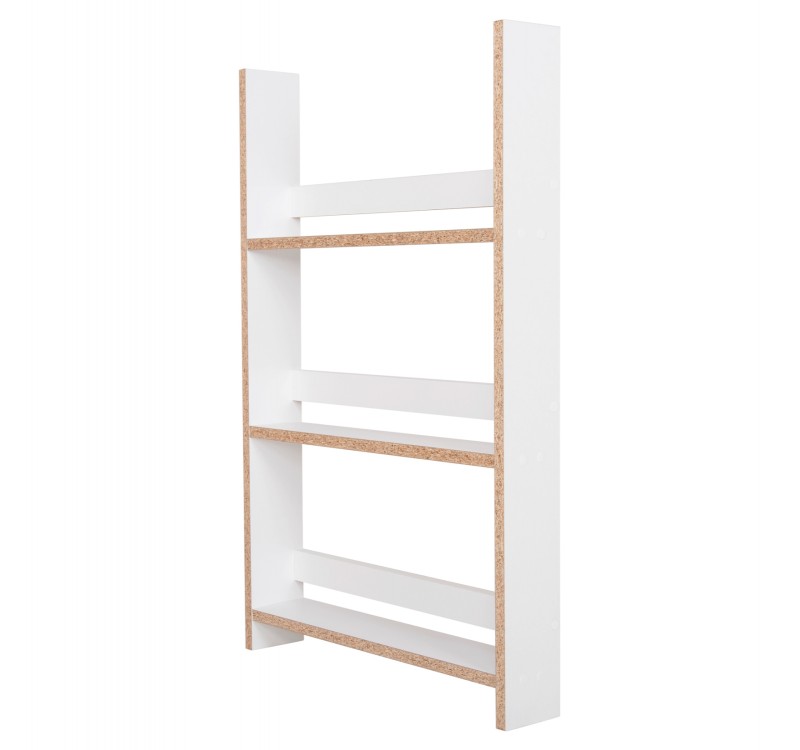 ΡΑΦΙΕΡΑ ΤΟΙΧΟΥ SANI HM18223.01 ΜΕΛΑΜΙΝΗ ΣΕ ΛΕΥΚΟ 60x10x90Υεκ. (3 ΡΑΦΙΑ)