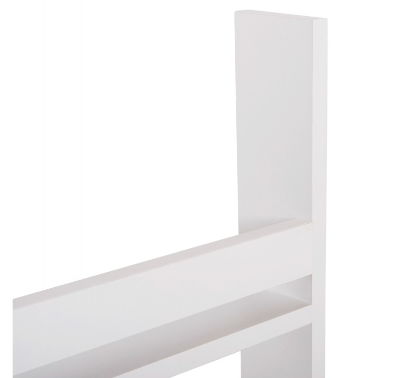 ΡΑΦΙΕΡΑ ΤΟΙΧΟΥ SANI HM18223.01 ΜΕΛΑΜΙΝΗ ΣΕ ΛΕΥΚΟ 60x10x90Υεκ. (3 ΡΑΦΙΑ)