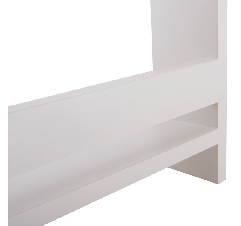 ΡΑΦΙΕΡΑ ΤΟΙΧΟΥ SANI HM18223.01 ΜΕΛΑΜΙΝΗ ΣΕ ΛΕΥΚΟ 60x10x90Υεκ. (3 ΡΑΦΙΑ)