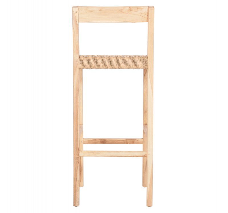 ΣΚΑΜΠΟ ΜΠΑΡ ΜΕ ΠΛΑΤΗ PLERED HM6129 ΞΥΛΟ ΤΕΑΚ & ΣΧΟΙΝΙ VIRO 40x45x100εκ.