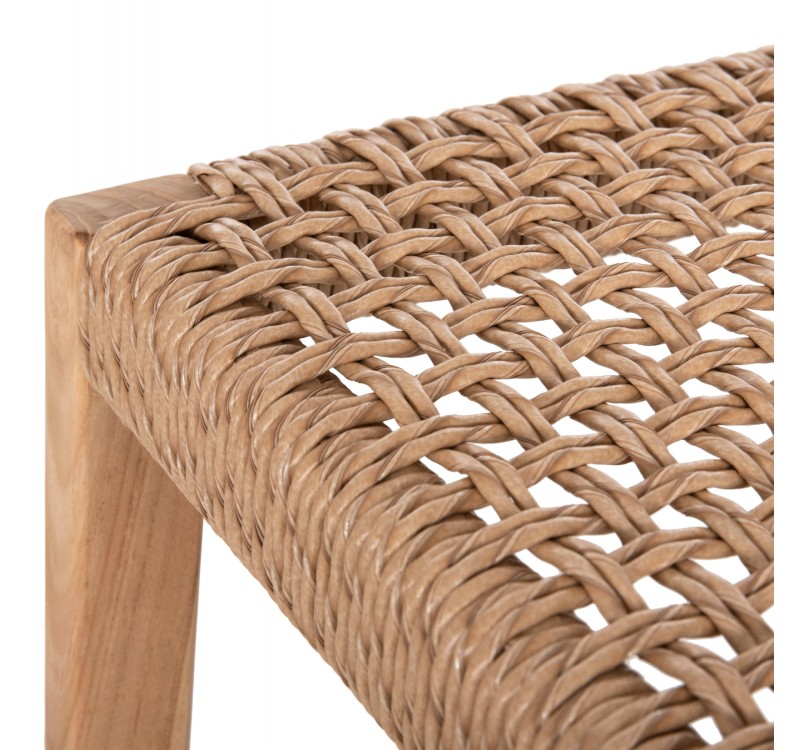 ΣΚΑΜΠΟ ΜΠΑΡ ΜΕ ΠΛΑΤΗ PLERED HM6129 ΞΥΛΟ ΤΕΑΚ & ΣΧΟΙΝΙ VIRO 40x45x100εκ.