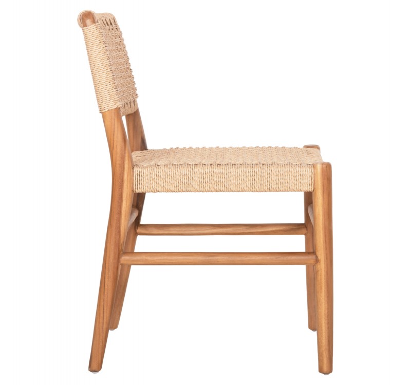 ΚΑΡΕΚΛΑ ROSCO HM6133 ΞΥΛΟ ΤΕΑΚ ΦΥΣΙΚΟ-ΣΧΟΙΝΙ VIRO ΜΠΕΖ 46x55x79Υεκ.