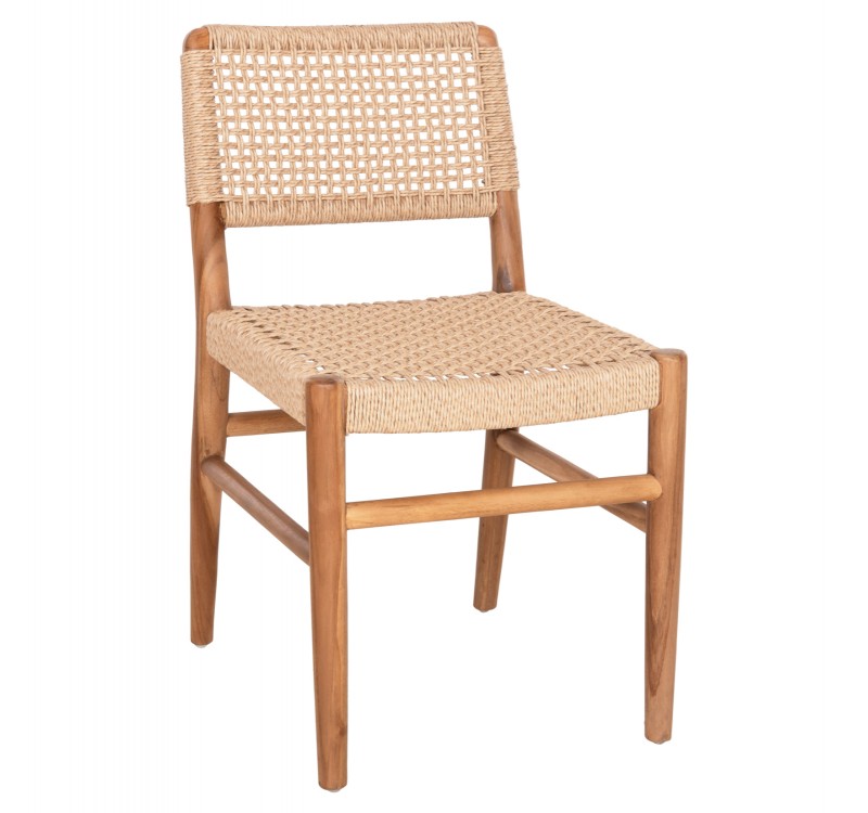 ΚΑΡΕΚΛΑ ROSCO HM6133 ΞΥΛΟ ΤΕΑΚ ΦΥΣΙΚΟ-ΣΧΟΙΝΙ VIRO ΜΠΕΖ 46x55x79Υεκ.