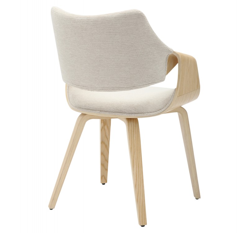 ΚΑΡΕΚΛΑ ΤΡΑΠΕΖΑΡΙΑΣ NETTO HM9976.01 ΣΚΕΛΕΤΟΣ Κ.Π. ΣΕ ΟΑΚ-ΜΠΕΖ ΥΦΑΣΜΑ 55x56x83,5Υεκ