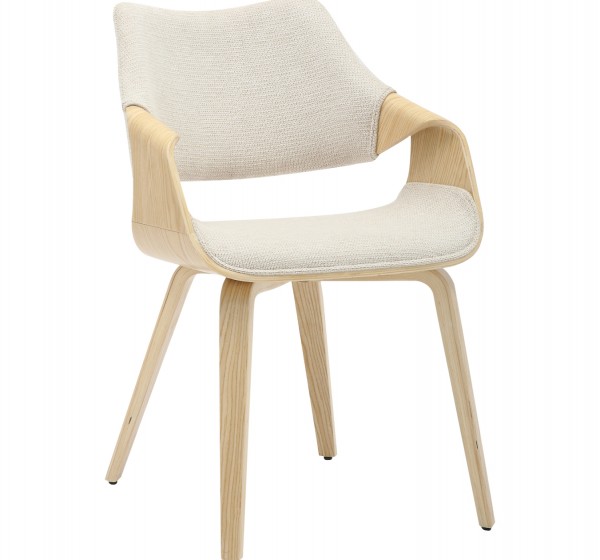 ΚΑΡΕΚΛΑ ΤΡΑΠΕΖΑΡΙΑΣ NETTO HM9976.01 ΣΚΕΛΕΤΟΣ Κ.Π. ΣΕ ΟΑΚ-ΜΠΕΖ ΥΦΑΣΜΑ 55x56x83,5Υεκ