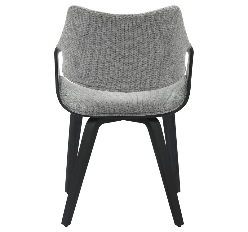 ΚΑΡΕΚΛΑ ΤΡΑΠΕΖΑΡΙΑΣ NETTO HM9976.02 ΣΚΕΛΕΤΟΣ Κ.Π. ΣΕ ΜΑΥΡΟ-ΓΚΡΙ ΥΦΑΣΜΑ 55x56x83,5Υεκ