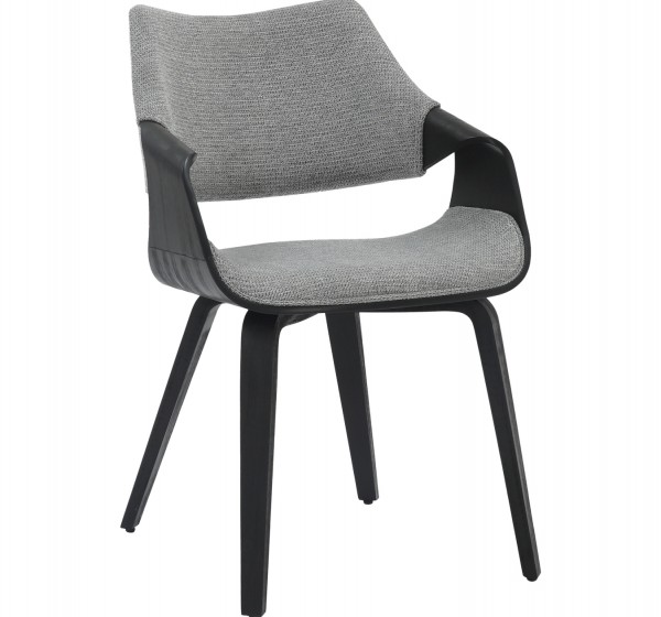 ΚΑΡΕΚΛΑ ΤΡΑΠΕΖΑΡΙΑΣ NETTO HM9976.02 ΣΚΕΛΕΤΟΣ Κ.Π. ΣΕ ΜΑΥΡΟ-ΓΚΡΙ ΥΦΑΣΜΑ 55x56x83,5Υεκ