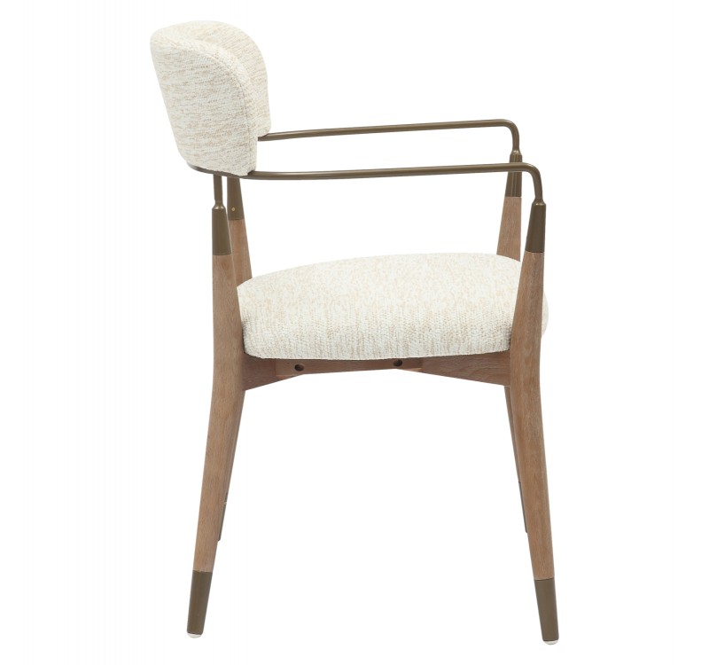 ΠΟΛΥΘΡΟΝΑ ROY HM9978.01 ΣΚΕΛΕΤΟΣ ΞΥΛΟ ΟΞΙΑΣ-ΜΕΤΑΛ.ΜΠΡΑΤΣΑ-ΕΚΡΟΥ ΥΦΑΣΜΑ 51x48x77,5Υεκ