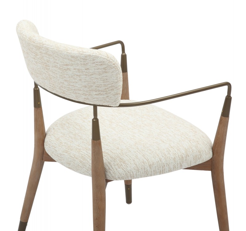 ΠΟΛΥΘΡΟΝΑ ROY HM9978.01 ΣΚΕΛΕΤΟΣ ΞΥΛΟ ΟΞΙΑΣ-ΜΕΤΑΛ.ΜΠΡΑΤΣΑ-ΕΚΡΟΥ ΥΦΑΣΜΑ 51x48x77,5Υεκ