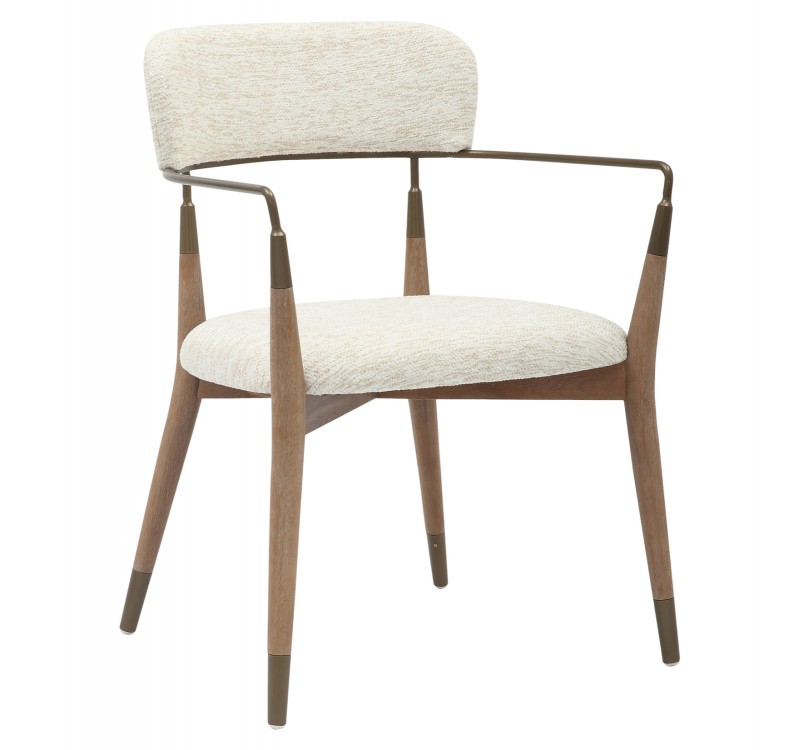 ΠΟΛΥΘΡΟΝΑ ROY HM9978.01 ΣΚΕΛΕΤΟΣ ΞΥΛΟ ΟΞΙΑΣ-ΜΕΤΑΛ.ΜΠΡΑΤΣΑ-ΕΚΡΟΥ ΥΦΑΣΜΑ 51x48x77,5Υεκ