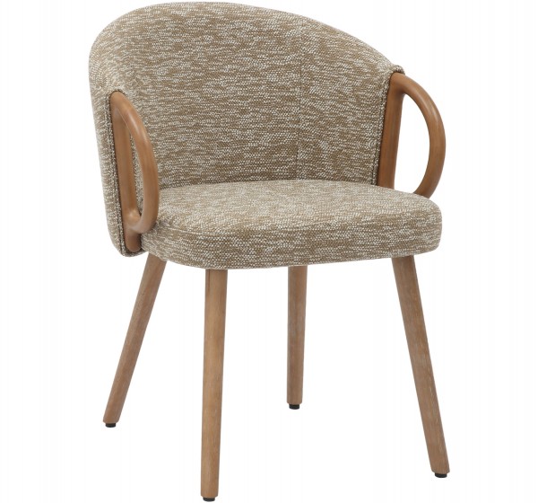 ΚΑΡΕΚΛΑ ΤΡΑΠΕΖΑΡΙΑΣ RIG HM9979.01 WHITE WASH ΞΥΛΟ ΟΞΙΑΣ-ΜΠΕΖ ΥΦΑΣΜΑ 59x58,5x72,5Υεκ.