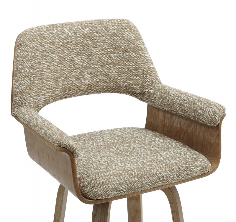 ΣΚΑΜΠΟ ΜΠΑΡ ΜΕΣ.ΥΨΟΥΣ CLIPP HM9987.01 WHITEWASH Κ.Π. ΞΥΛΟ-ΜΠΕΖ ΥΦΑΣΜΑ 57,5x53x98Υεκ