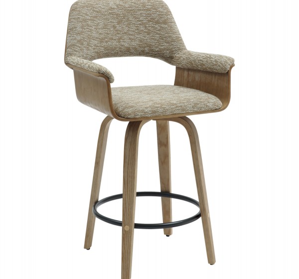 ΣΚΑΜΠΟ ΜΠΑΡ ΜΕΣ.ΥΨΟΥΣ CLIPP HM9987.01 WHITEWASH Κ.Π. ΞΥΛΟ-ΜΠΕΖ ΥΦΑΣΜΑ 57,5x53x98Υεκ