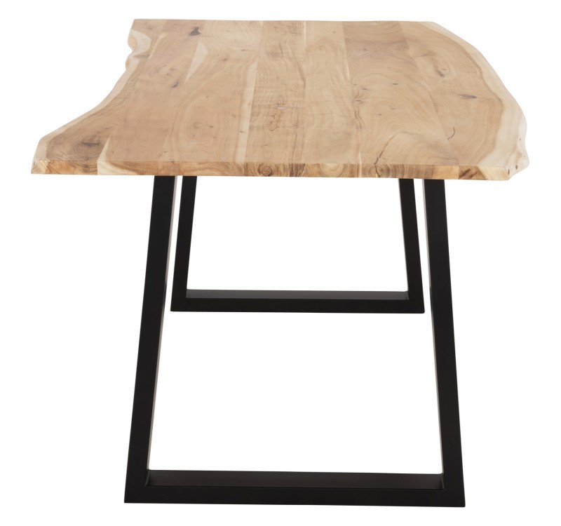 ΤΡΑΠΕΖΙ ΤΡΑΠΕΖΑΡΙΑΣ SOFIA SLIM HM8500.21 ΜΑΣΙΦ ΞΥΛΟ ΑΚΑΚΙΑΣ 160x92x78Υεκ.