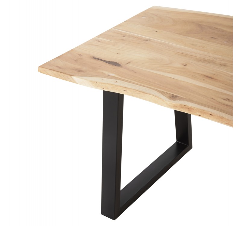 ΤΡΑΠΕΖΙ ΤΡΑΠΕΖΑΡΙΑΣ SOFIA SLIM HM8500.21 ΜΑΣΙΦ ΞΥΛΟ ΑΚΑΚΙΑΣ 160x92x78Υεκ.